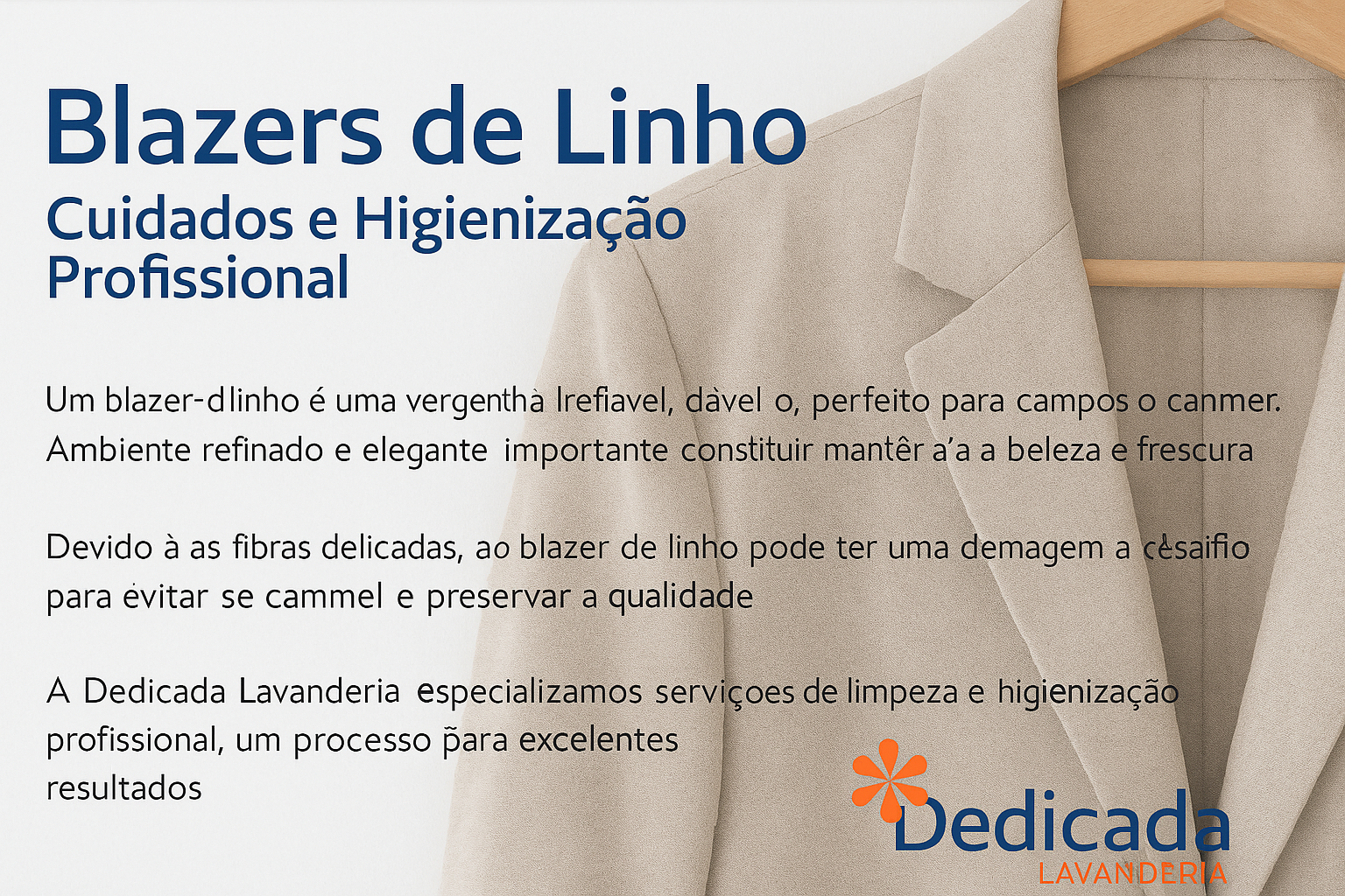 Lavanderia Florianópolis Blazer de Linho