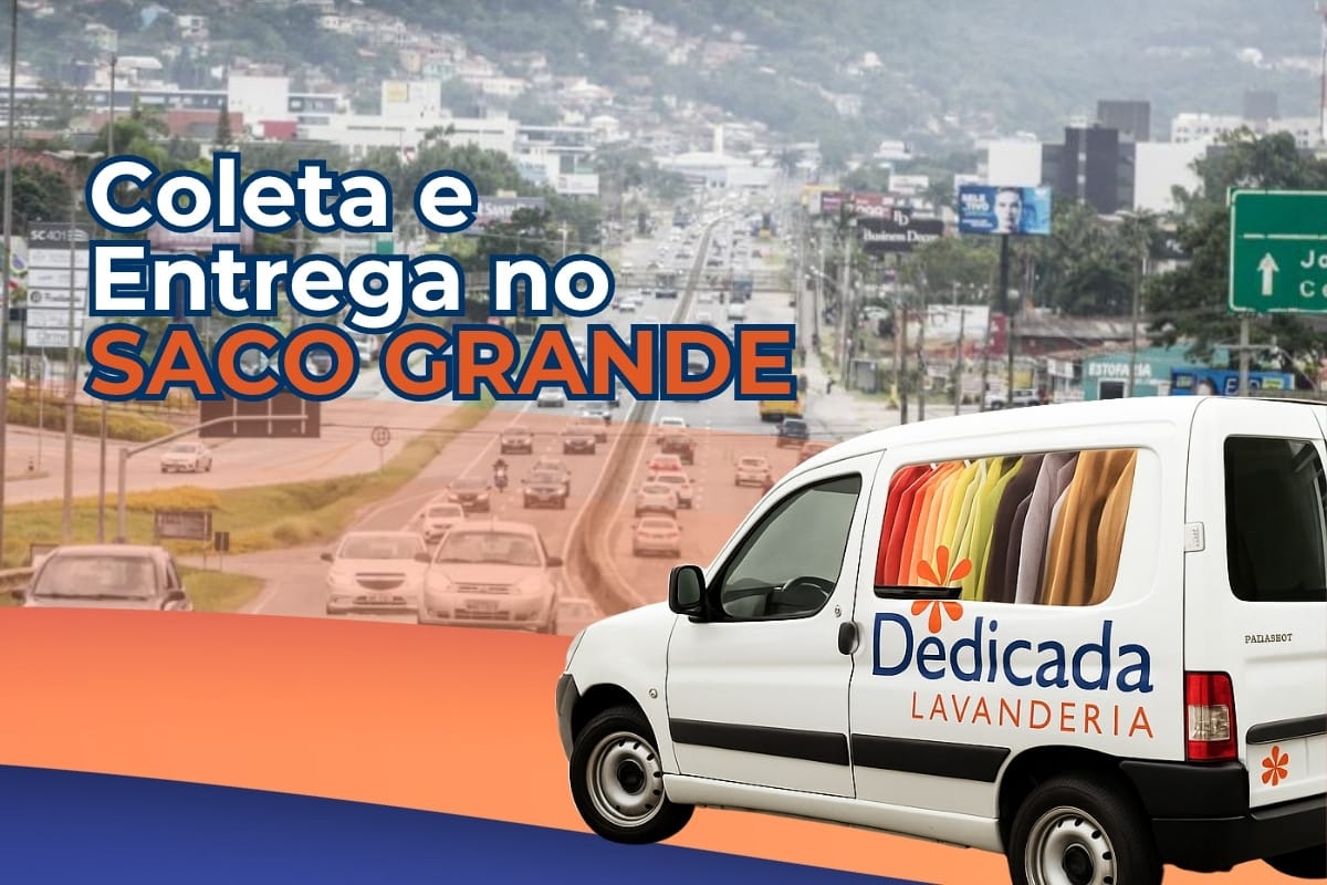 Lavanderia com Coleta e Entrega no Saco Grande