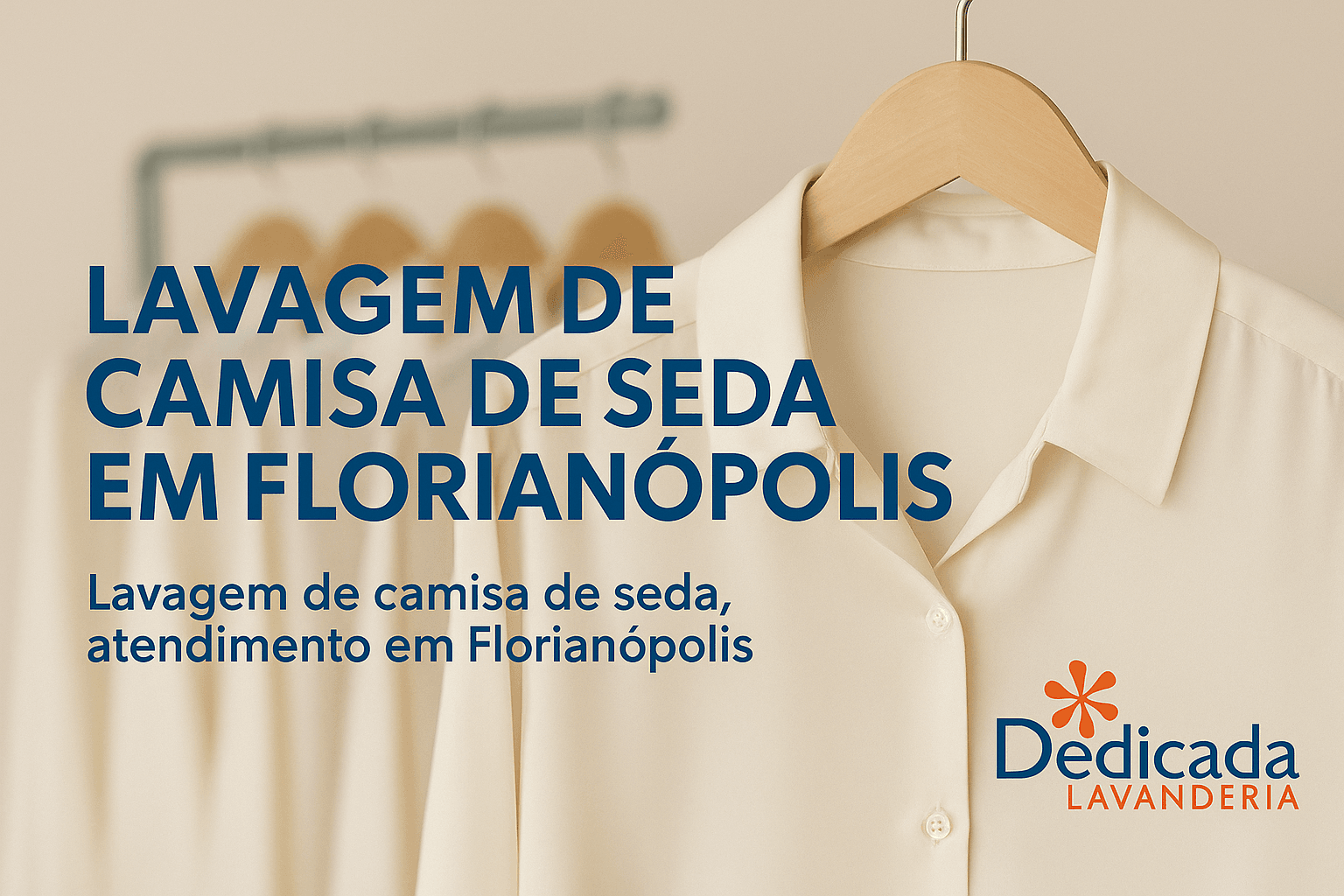 Lavanderia Florianópolis Camisa de Seda