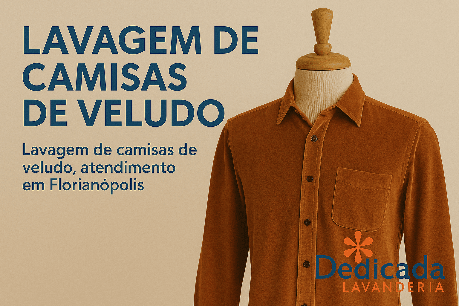 Lavanderia Florianópolis Camisa de Veludo