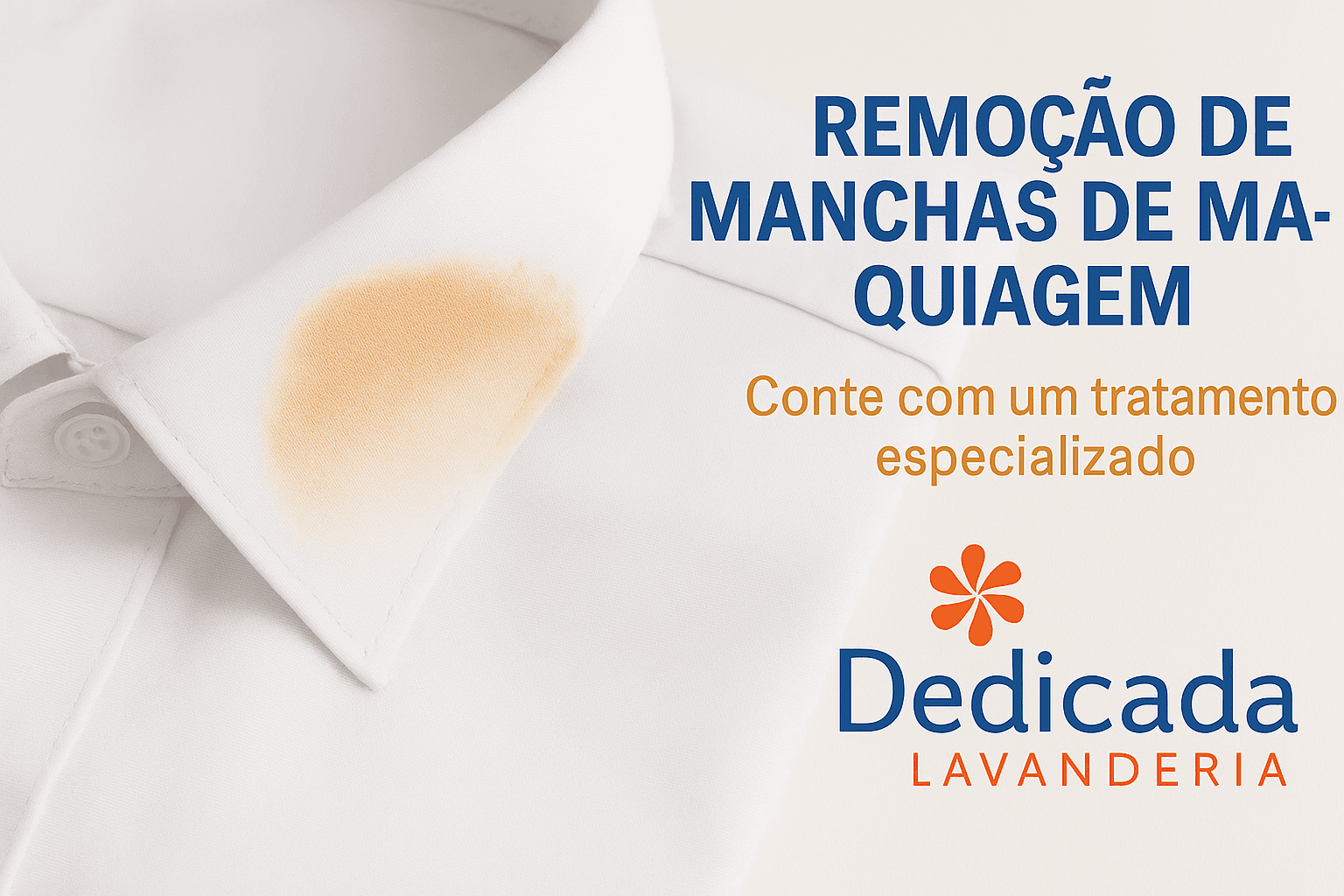 Lavanderia Florianópolis Retirar Manchas de Maquiagem