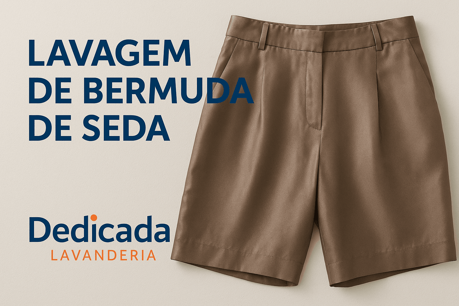 Lavanderia Florianópolis Bermuda de Seda