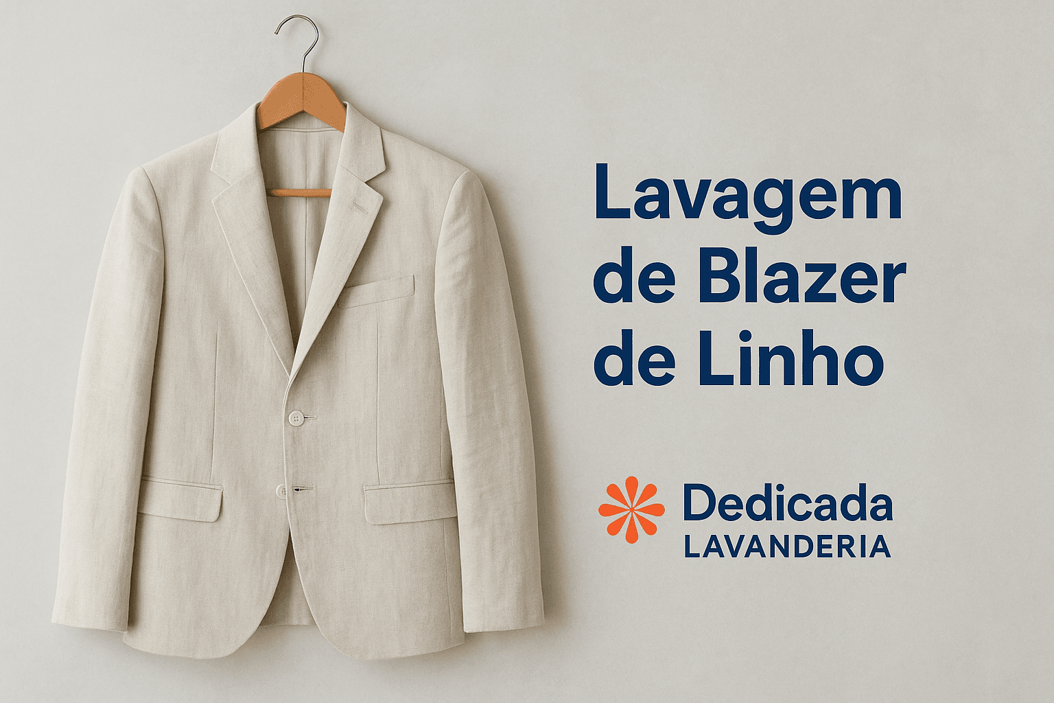 Lavanderia Florianópolis Lavagem Blazer Linho