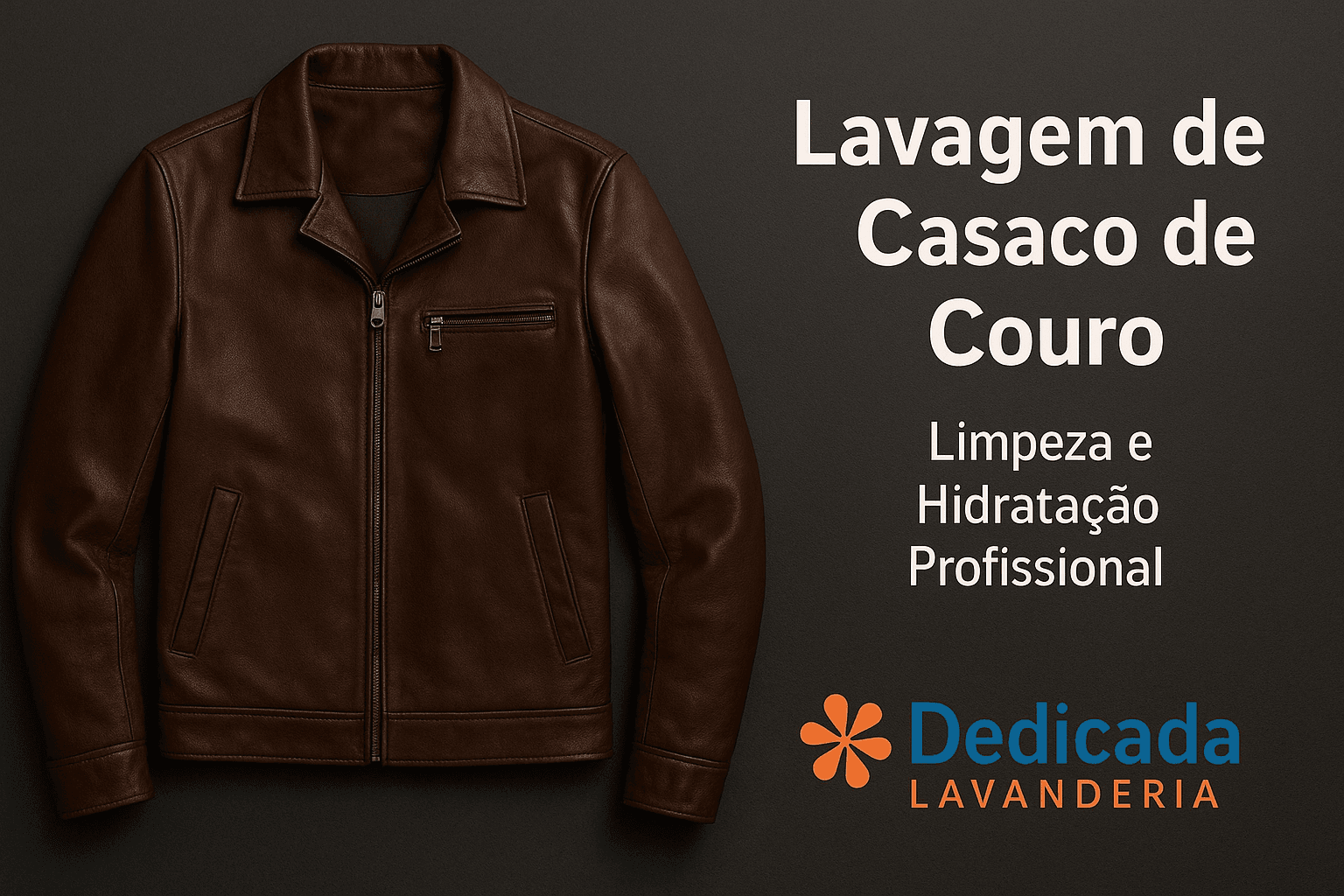 Lavanderia Florianópolis Casaco Couro