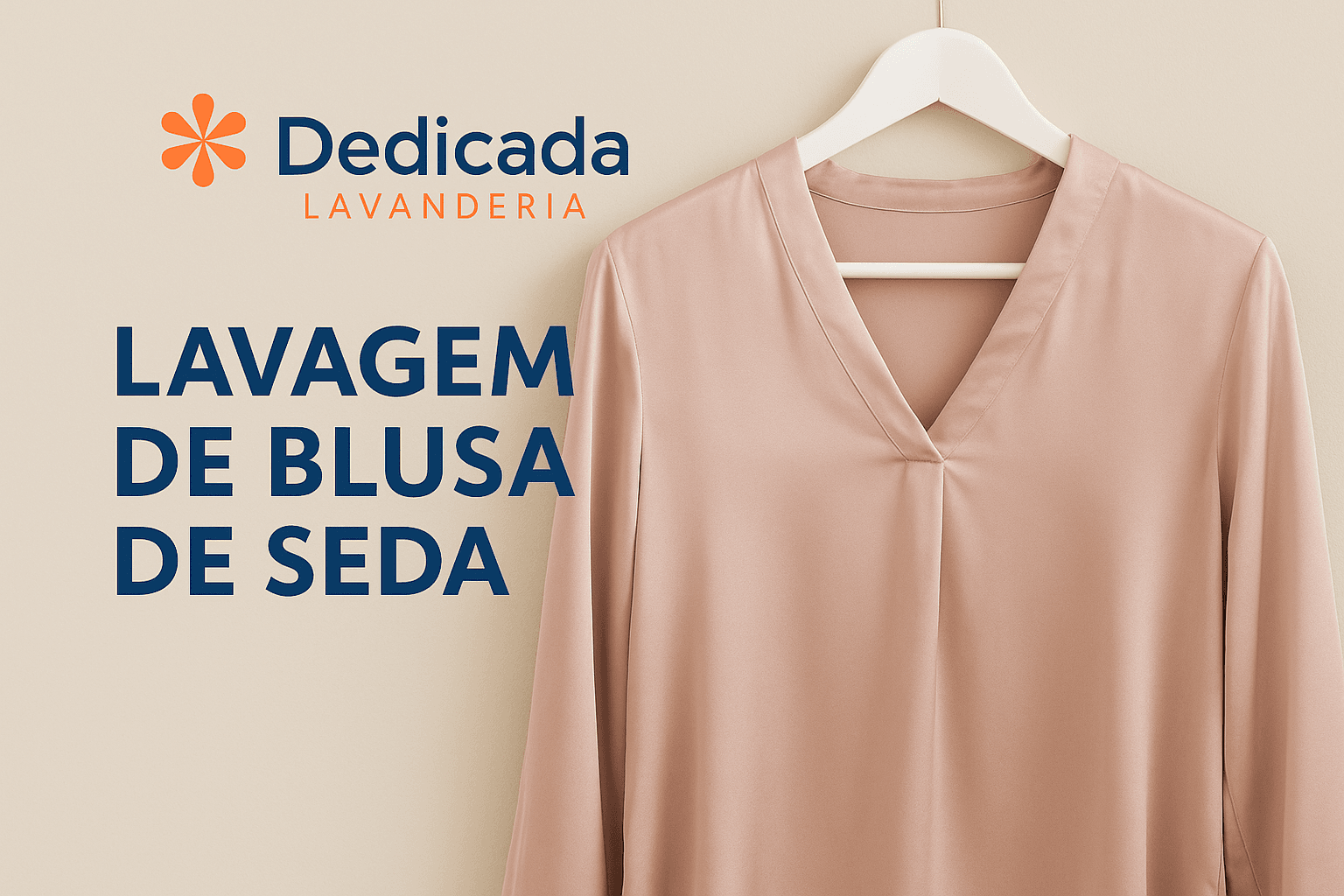 Lavanderia Florianópolis Lavação Blusa de Seda