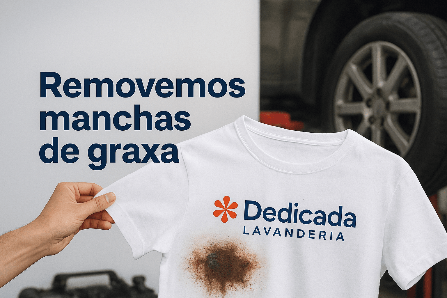 Lavanderia Florianópolis Mancha de Graxa