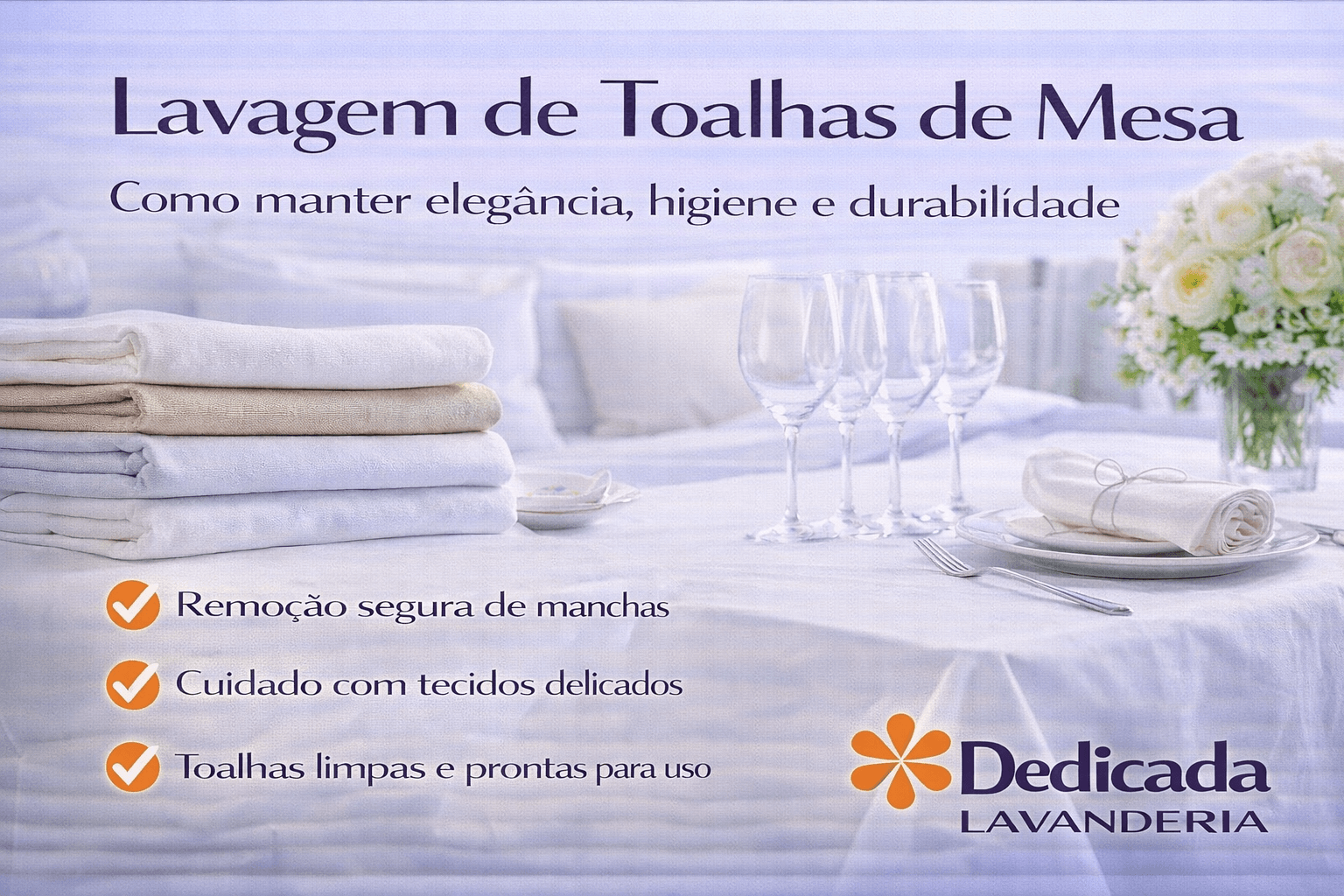 Lavanderia Florianópolis Lavagem de Toalhas de Mesa