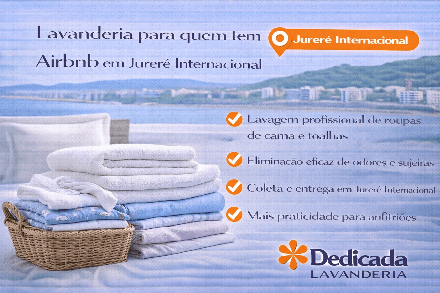 Lavanderia Florianópolis lavanderia para airbnb em Jurerê Internacional