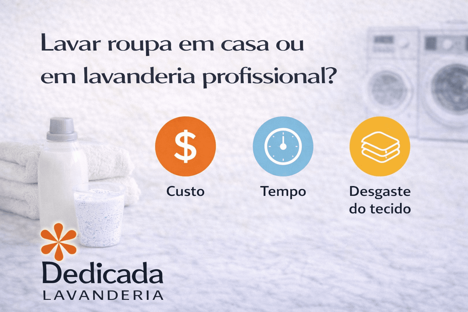 Lavanderia Florianópolis lavar roupa em casa ou na lavanderia