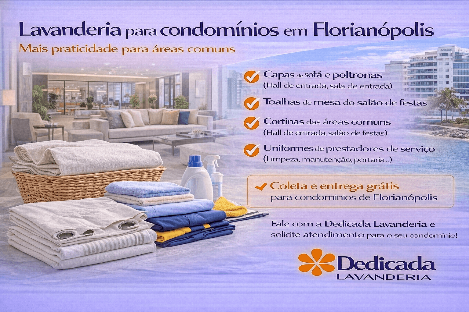 Lavanderia Florianópolis Lavanderia para Condomínios