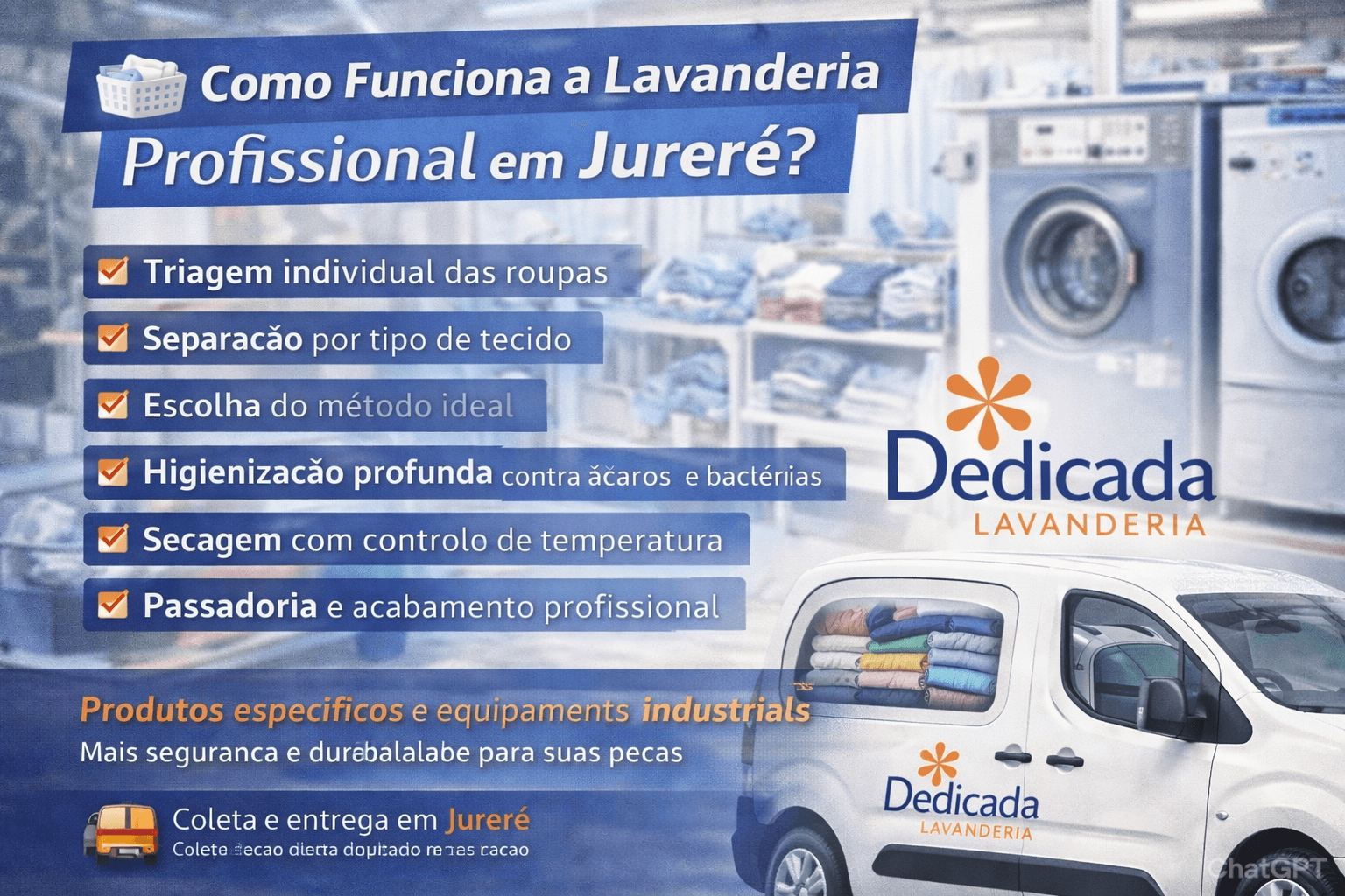 Lavanderia Jurerê como funciona uma Lavanderia