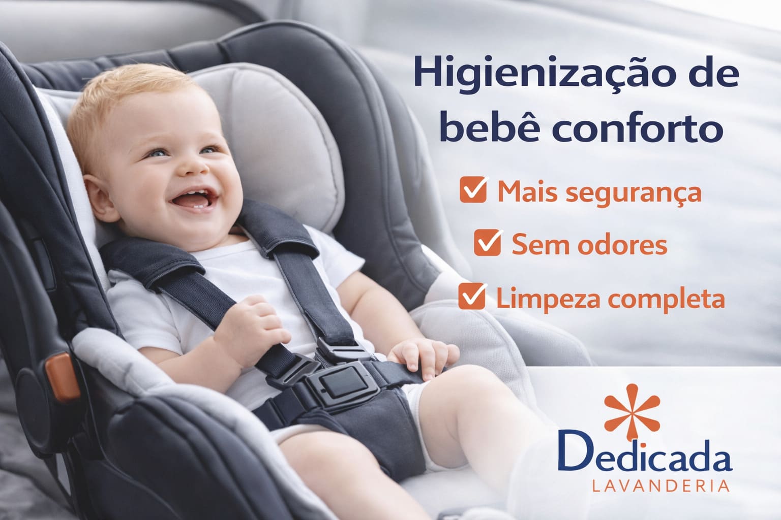 Lavanderia Florianópolis Higienização Bebê Conforto