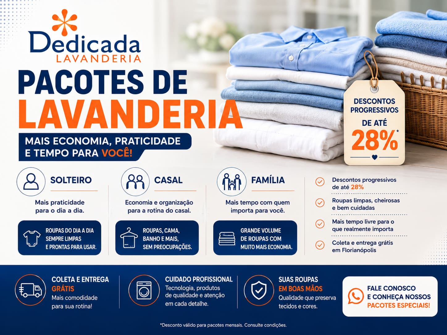 Lavanderia Florianópolis Combos