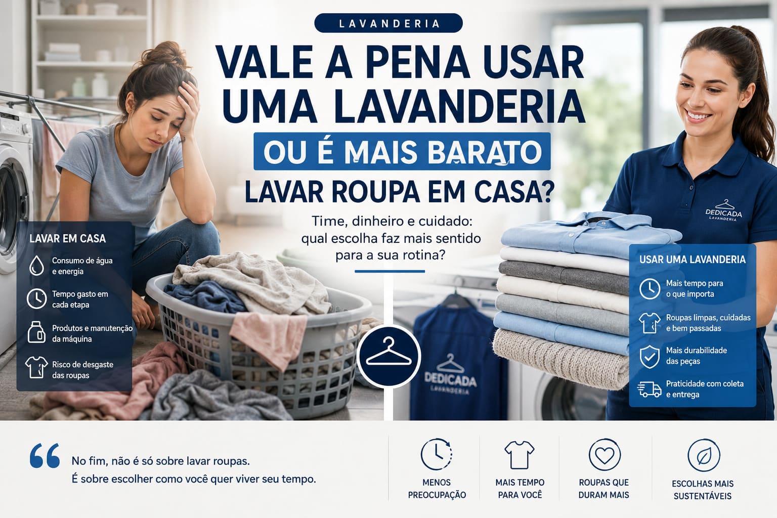Lavanderia Florianópolis vale a pena lavar roupa na lavanderia