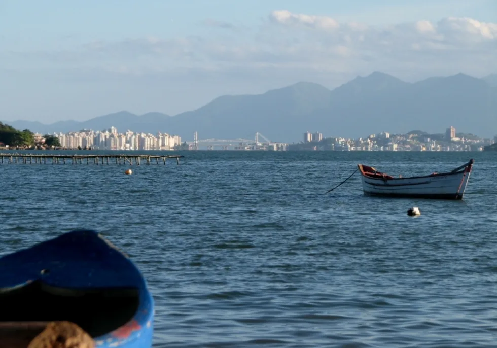 As pontes entre o Centro e o Estreito, em Florianópolis