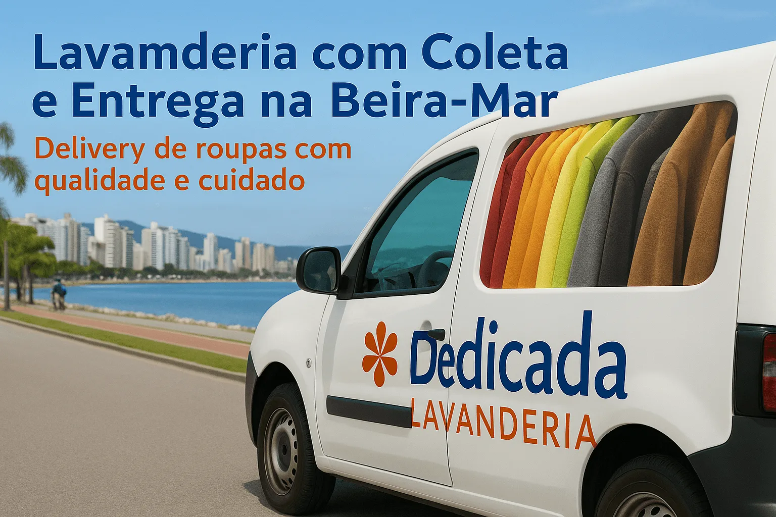 Lavanderia Florianópolis Coleta de Roupas Beira Mar Floripa