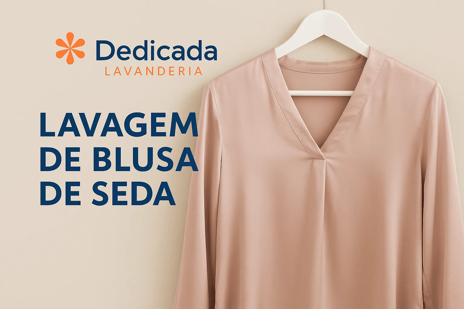 Lavanderia Florianópolis Lavação Blusa de Seda