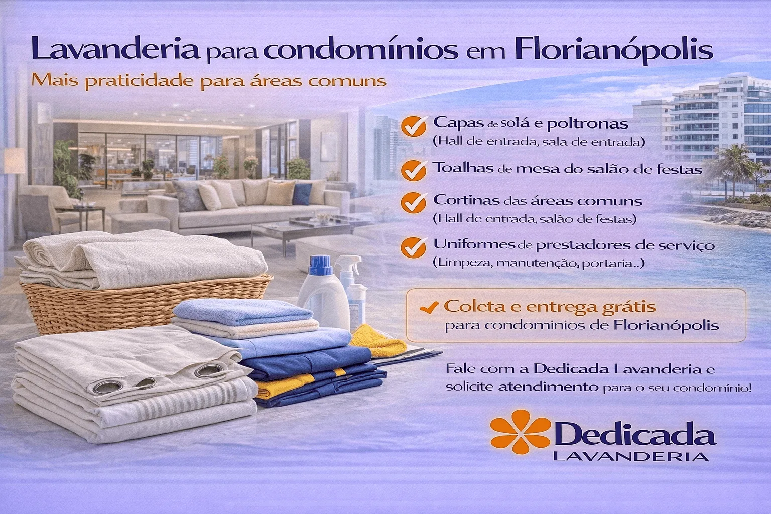 Lavanderia Florianópolis Lavanderia para Condomínios