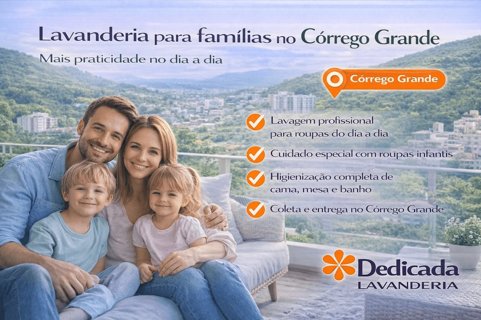Lavanderia Florianópolis lavanderia para famílias Córrego Grande