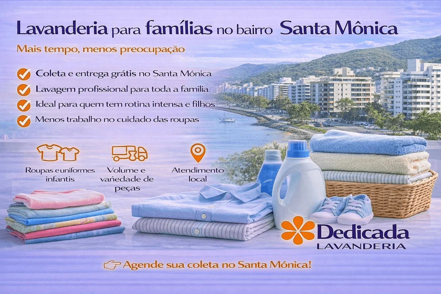 Lavanderia Florianópolis Lavanderia Para Famílias no Santa Mônica