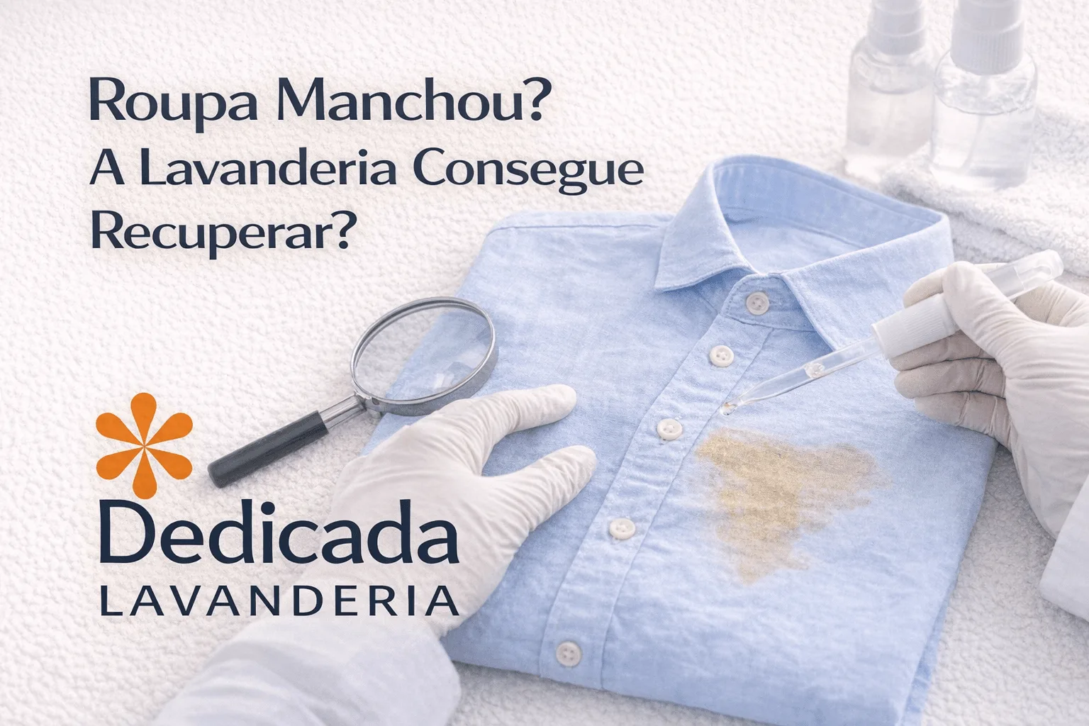 Lavanderia Florianópolis roupa manchou a lavanderia consegue recuperar